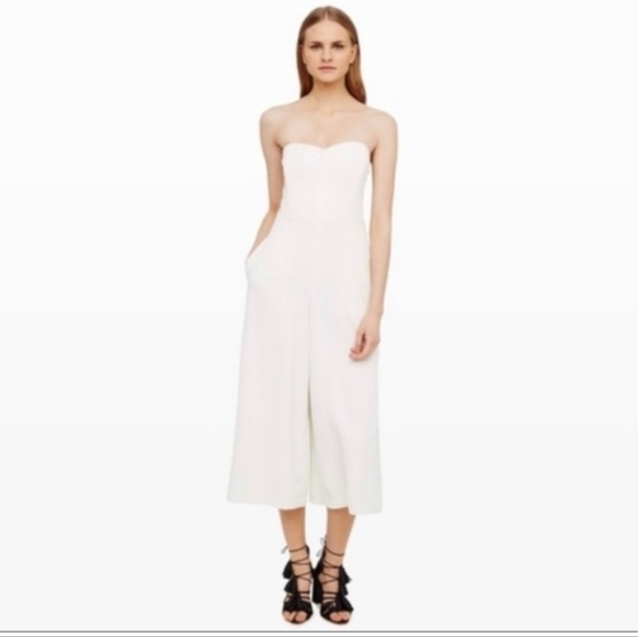 TopShop Strapless Pantsuit Sz 4 - Picture 6 of 14